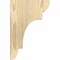 Ekena Millwork New Brighton Rough Sawn Corbel, Douglas Fir, 4"W x 8"D x 12"H COR04X08X12NEB00RDF - alternate 3